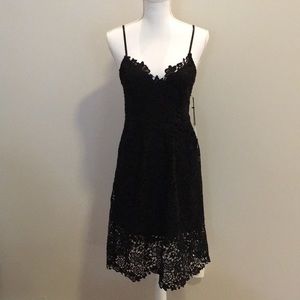 NWT ASTR The Label Lace A Line Midi Dress